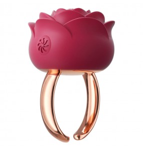 MizzZee - Rose Ring Vibrating Egg (Chargeable - Red Rose)